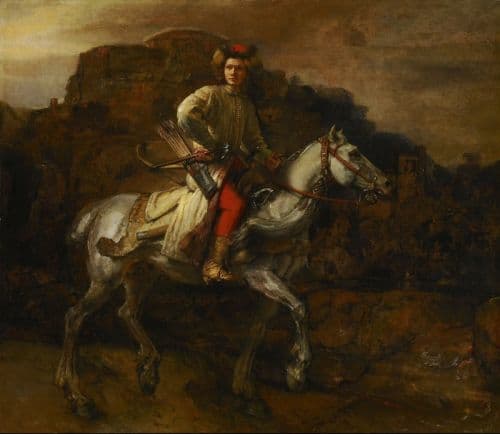 Rembrandt The Polish Rider canvas print