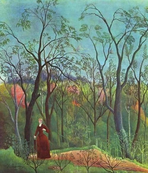 Rousseau At The Edge Of The Forest canvas print