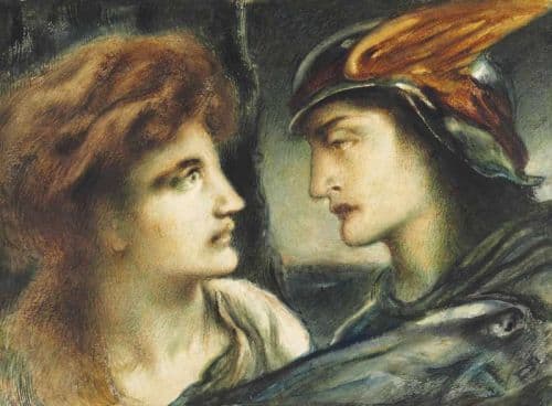Solomon Abraham Mercury And Proserpina canvas print