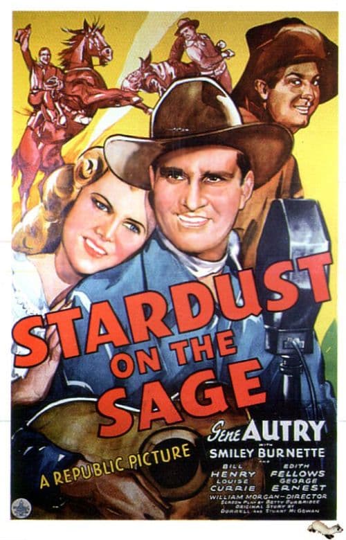Stardust On The Sage 1942 Movie Poster canvas print