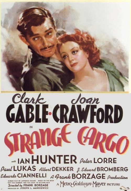 Strange Cargo 1940 Movie Poster canvas print