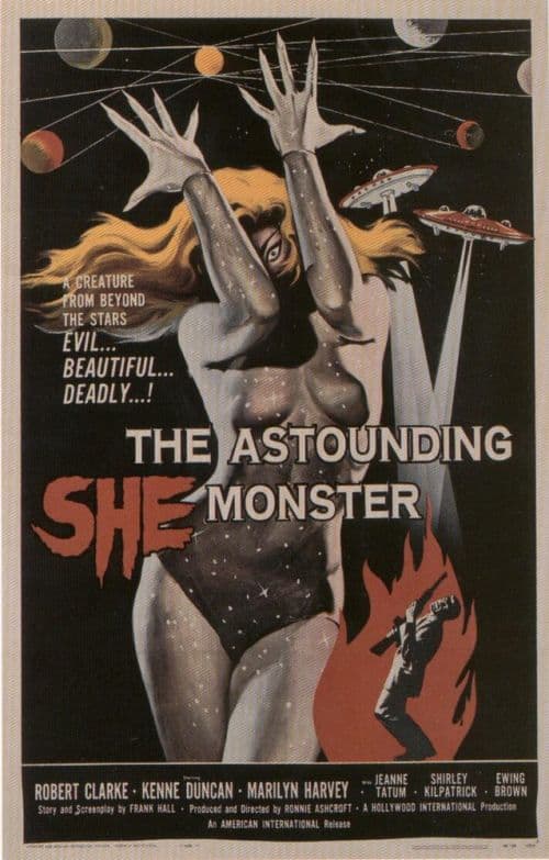 The Astounding She Monster Movie Poster canvas print