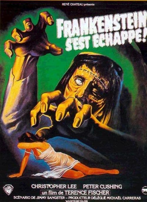 The Curse Of Frankenstein 2 Movie Poster canvas print