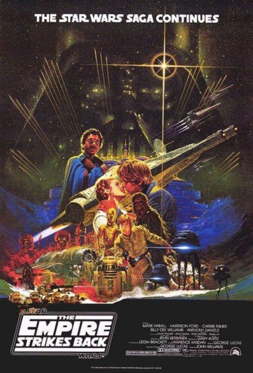 The Empire Strikes Back 2 Movie Poster canvas print