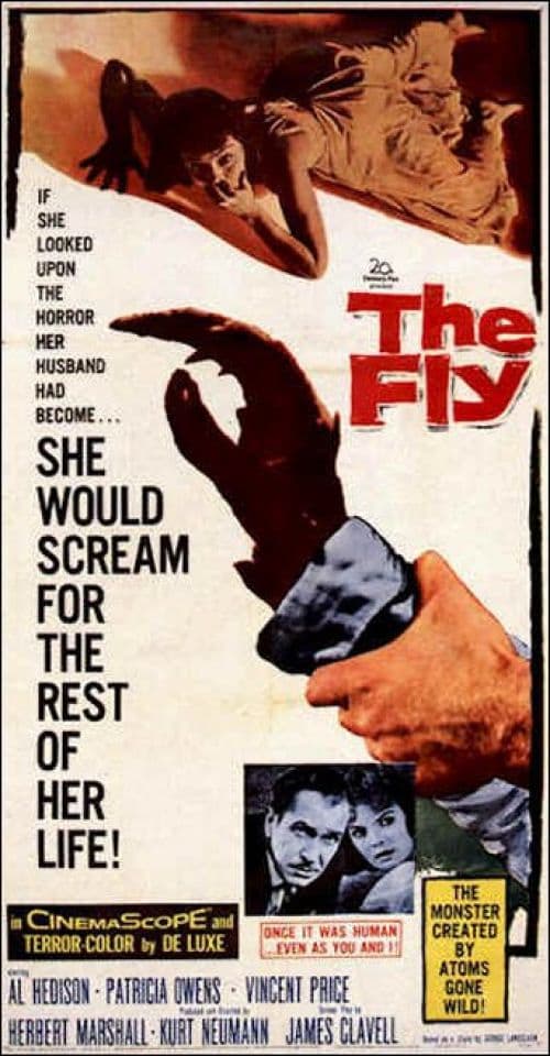 The Fly 3 Movie Poster canvas print