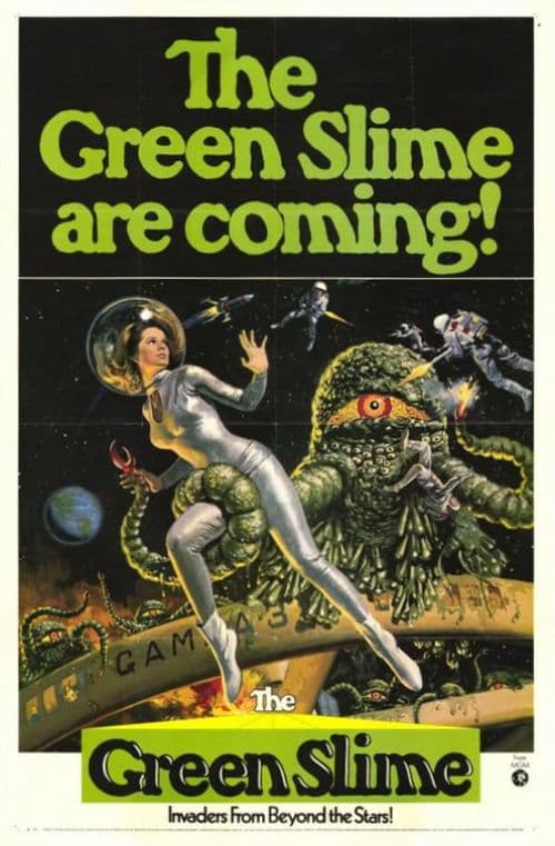 The Green Slime Movie Poster canvas print