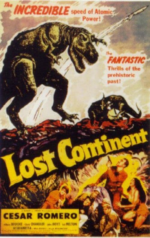 The Lost Continent Movie Poster canvas print