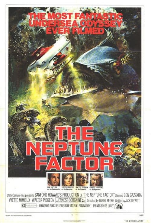 The Neptune Factor Movie Poster canvas print
