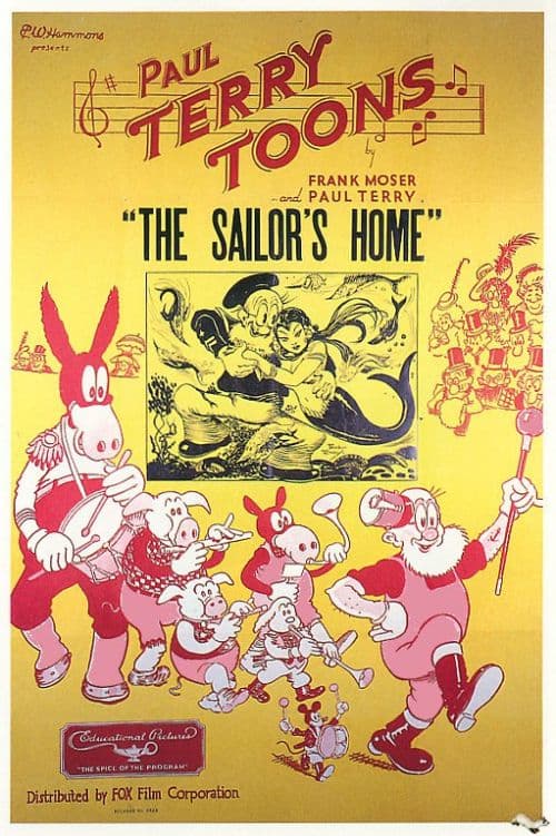 The Sailors Home 1931 Movie Poster canvas print