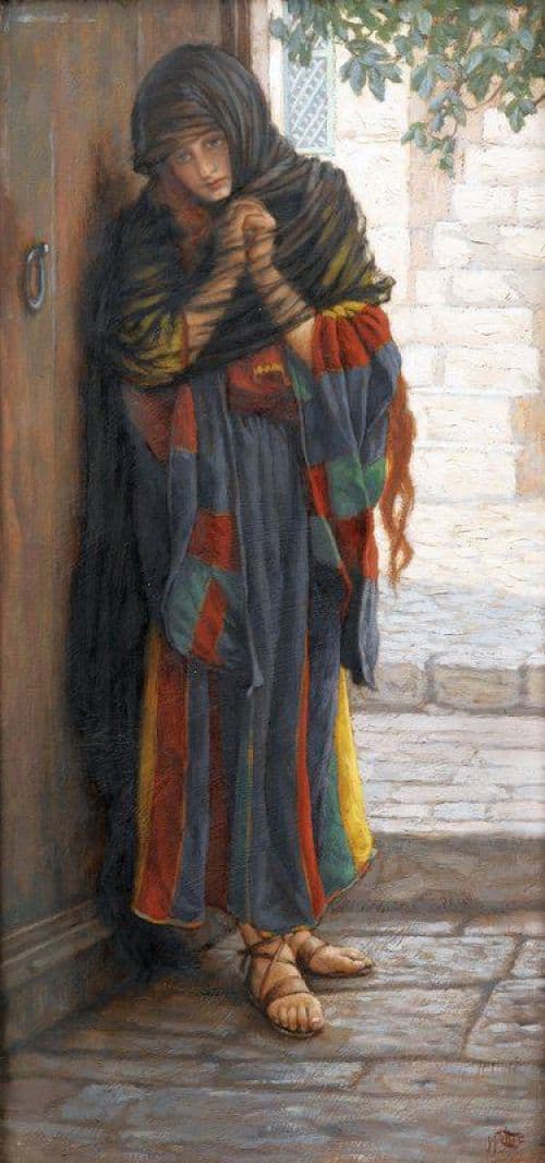 Tissot James The Repentant Magdalene canvas print