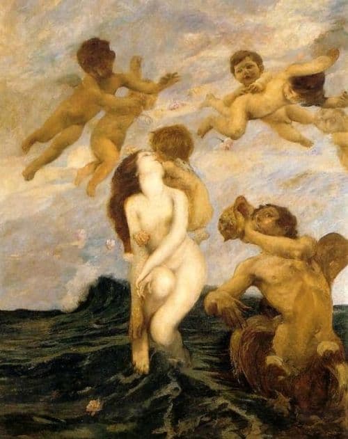 Tito Ettore The Birth Of Venus canvas print