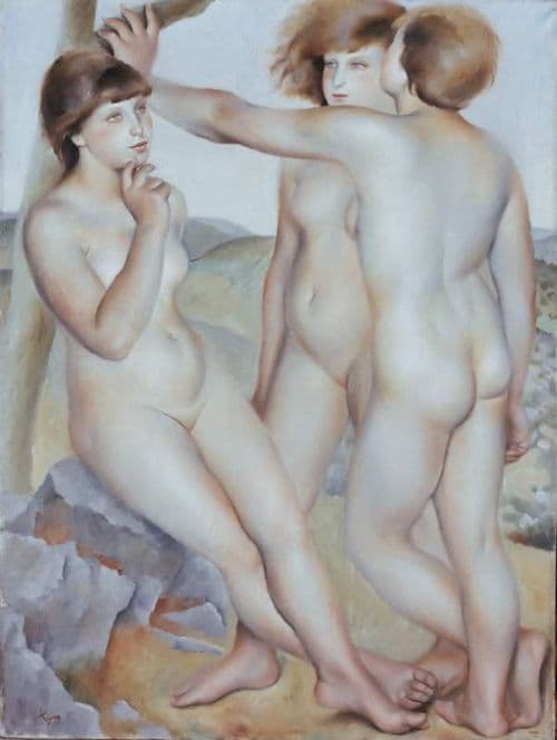 Togores Josep De Three Nudes 1924 canvas print