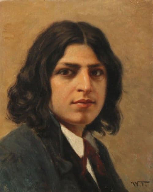 Tornoe Elisabeth Portrait Of A Young Man canvas print