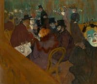Toulouse Lautrec At The Moulin Rouge 1892 95 canvas print