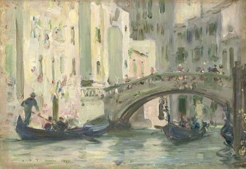 Tuke Henry Scott A Canal In Venice 1899 canvas print