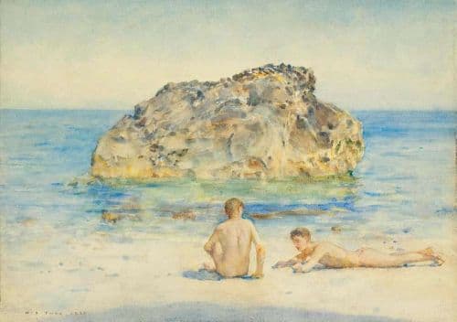 Tuke Henry Scott The Sunbathers 1921 canvas print