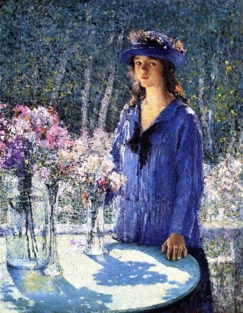 Turner Helen Flower Girl 1920 canvas print