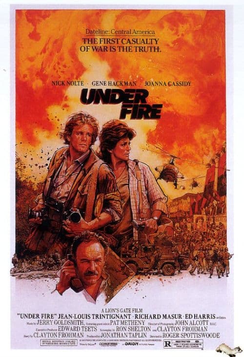 Under Siege 1983 Movie Poster canvas print