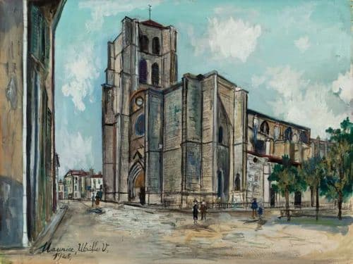 Utrillo Maurice Eglise Notre Dame D Esperance A Montbrison canvas print