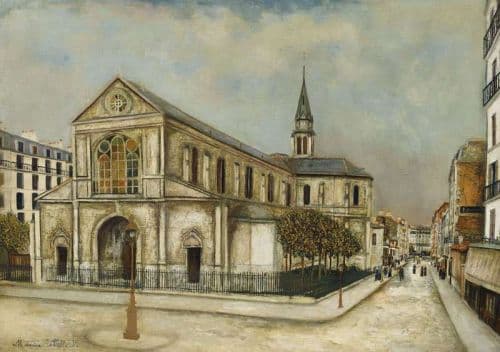 Utrillo Maurice Eglise Notre Dame De Clignancourt Ca. 1911 canvas print