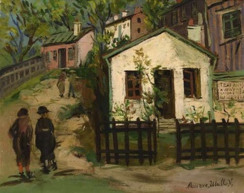Utrillo Maurice Maquis Montmartre Ca. 1922 canvas print
