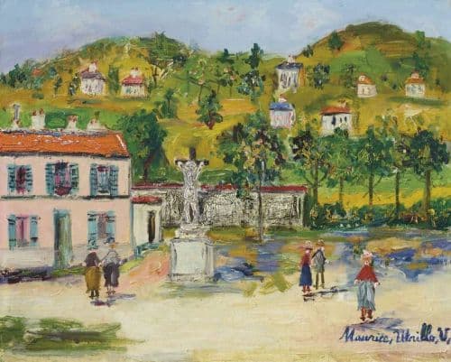 Utrillo Maurice Place De Village canvas print