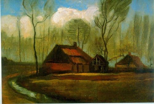 Van Gogh Among Trees canvas print