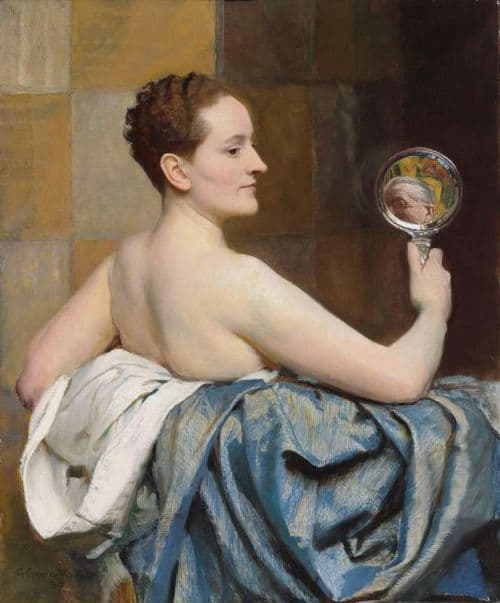 Watson George Spencer The Mirror 1930 canvas print