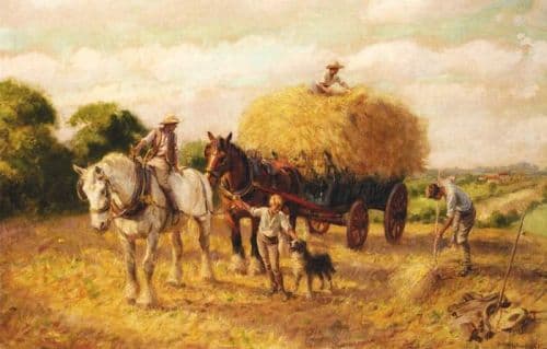 Wheelwright Rowland The Haymakers canvas print