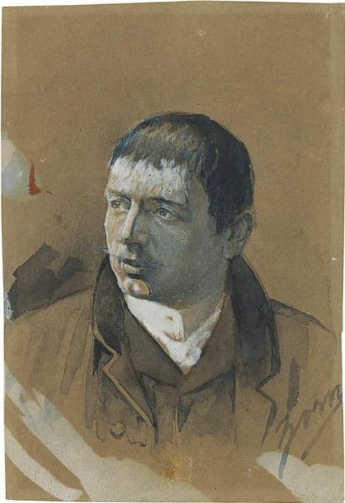 Zorn Anders Self Portrait Ca. 1885 canvas print