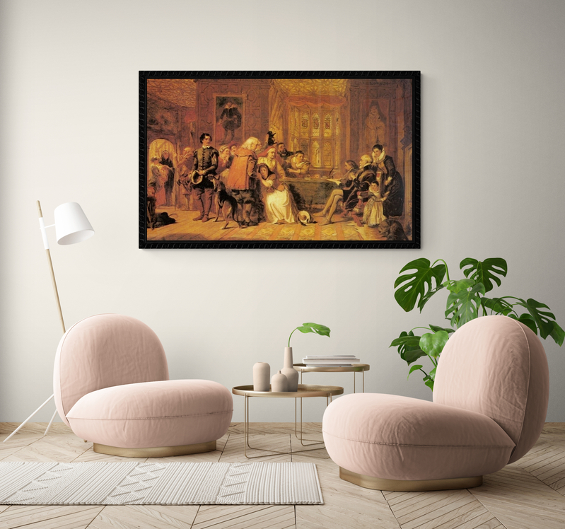 Frith L The Witchs Trial canvas print