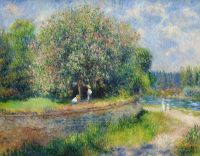 Renoir Chestnust Tree In Blossom - 1881 canvas print