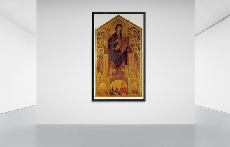 Cimabue The Santa Trinata Madonna canvas print