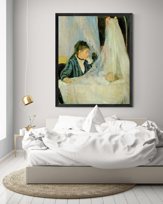Morisot Berthe Le Berceau The Cradle canvas print