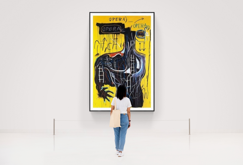 Cuadro Ópera de Jm Basquiat