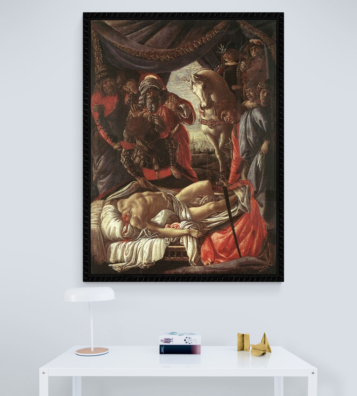 Botticelli Discovery Of Murder Holophernes canvas print
