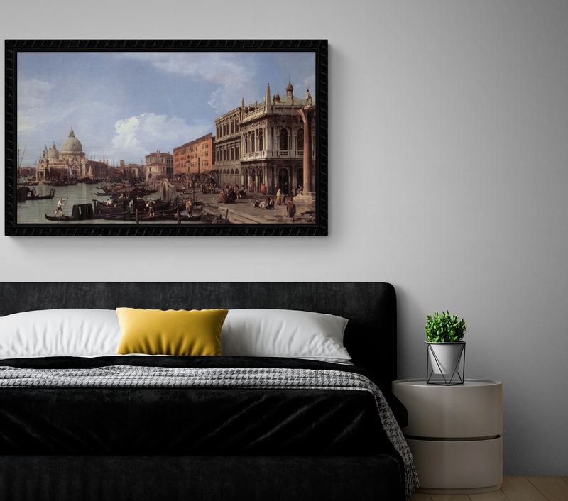 Canaletto The Molo Looking West canvas print