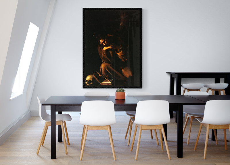 Caravaggio Saint Francis In Meditation canvas print