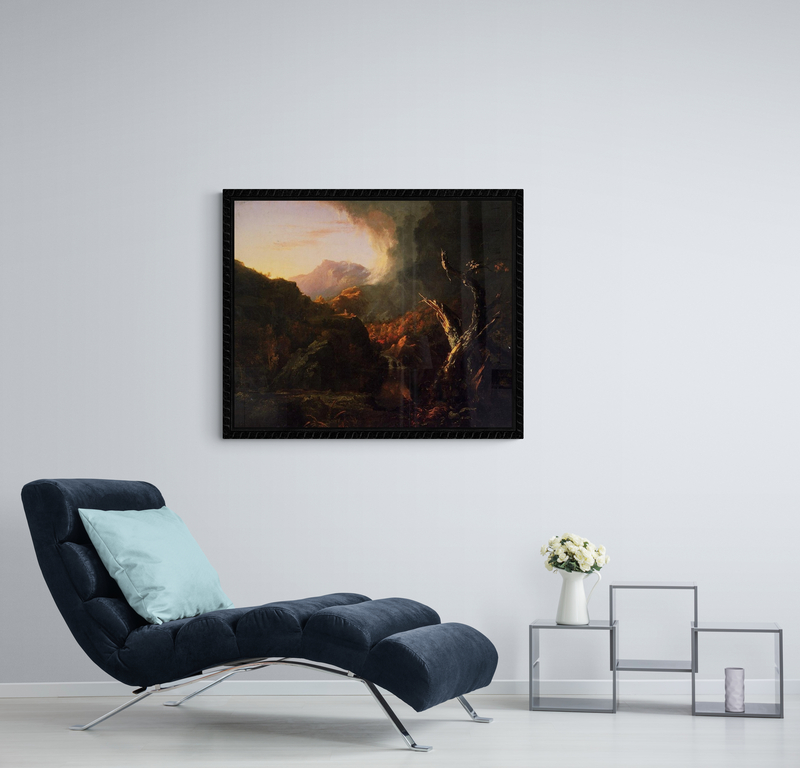 Cole Landscape With Dead Tree canvas print