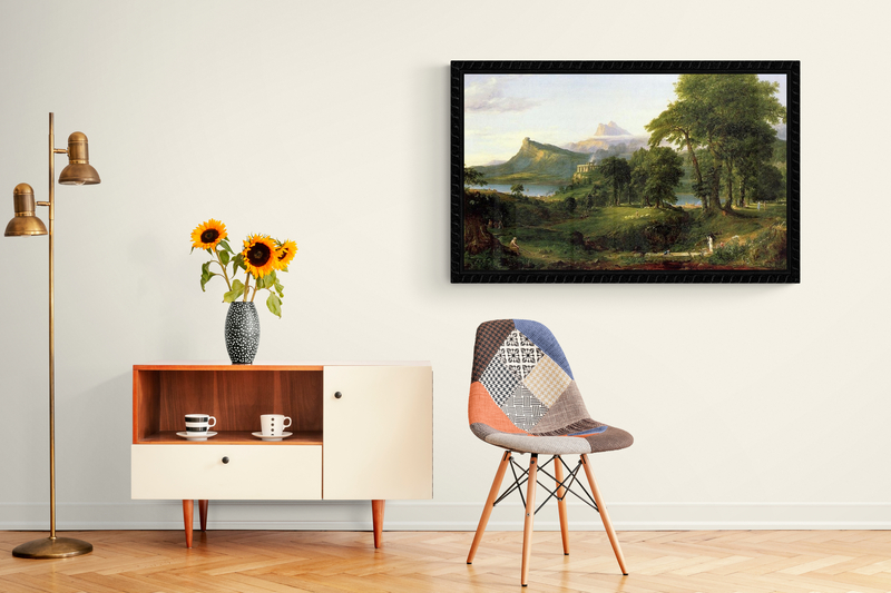 Cole The Arcadian Pastoral State canvas print