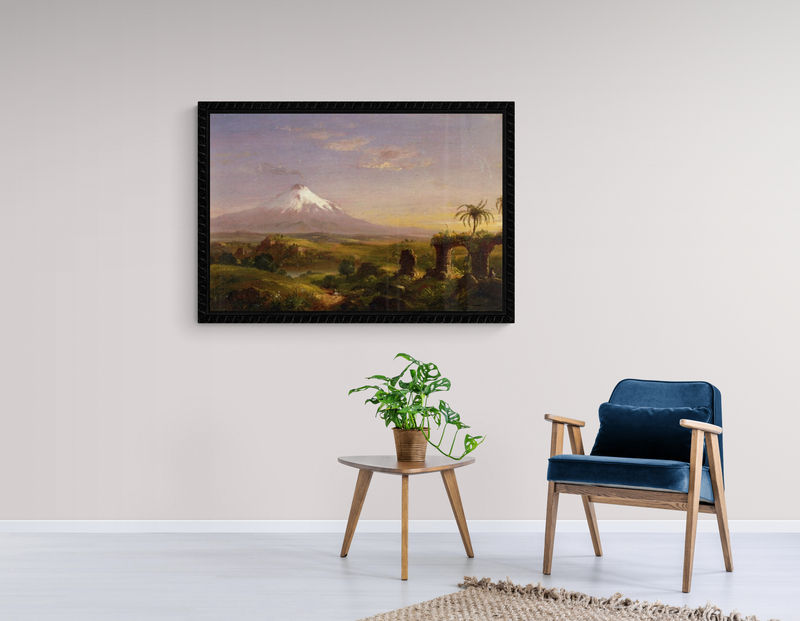 Cole View Of Mount Etna canvas print