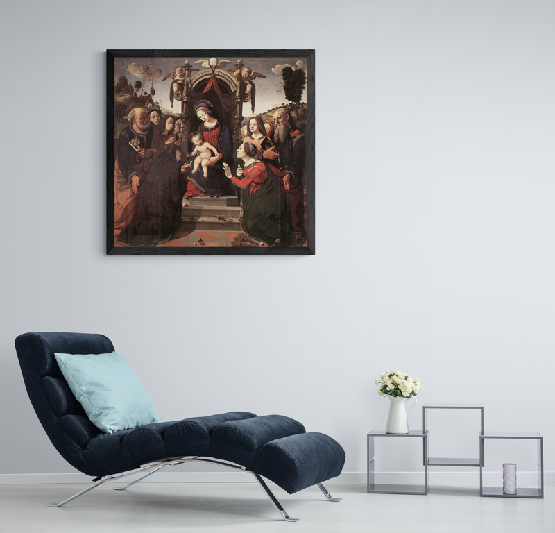 Cosimo Mystical Marriage Of St Catherine Of Alexandria 1493 canvas print