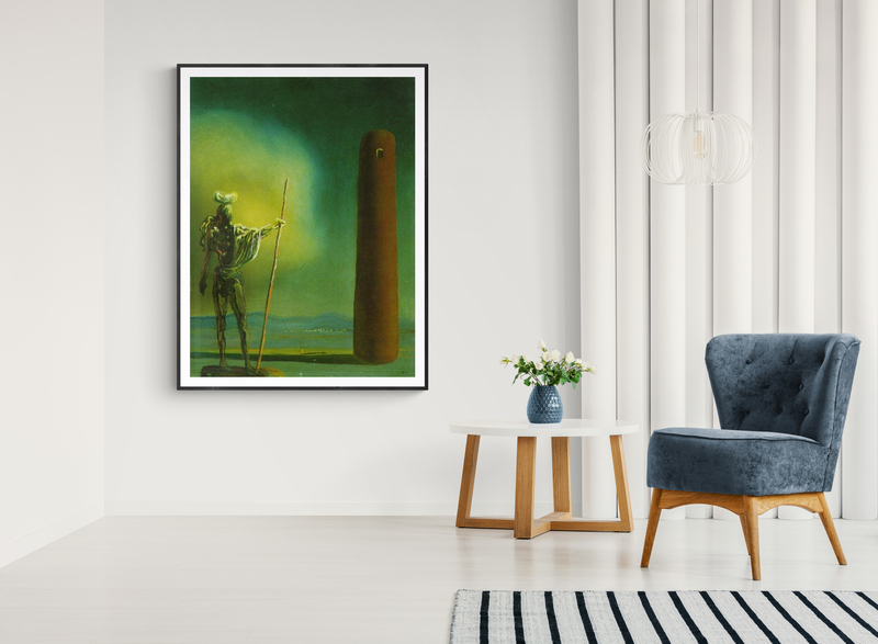 Dali The Knight At The Tower canvas print