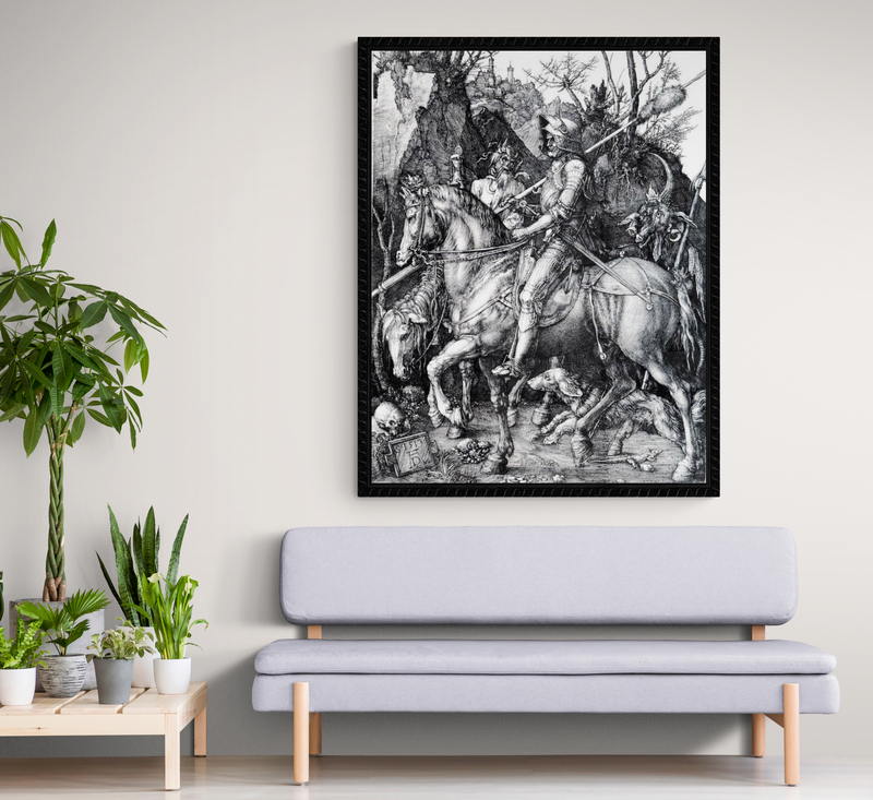 Durer The Knight Death And The Devil canvas print