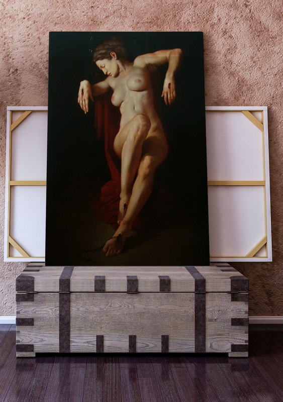 Roberto Ferri Santa Eulalia - Saint Eulalia canvas print