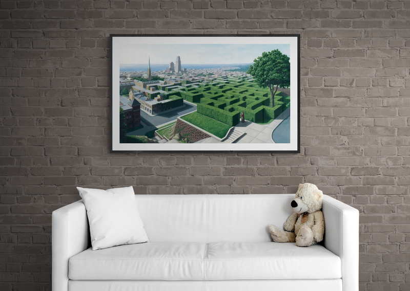 Rob Gonsalves Into The Labyrinth canvas print
