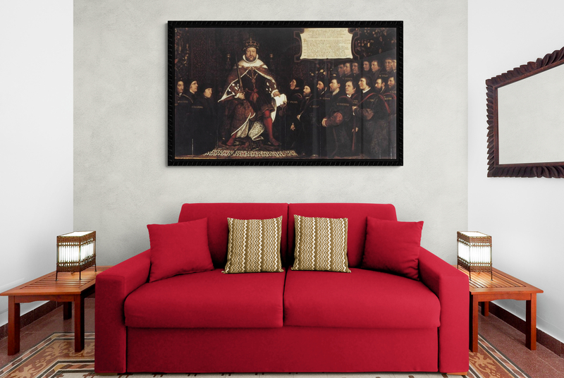 Holbien The Younger Henry Viii And The Barber Surgeons canvas print