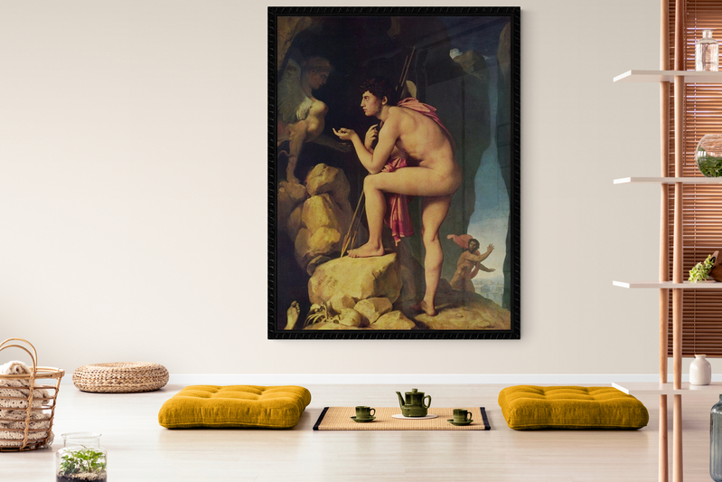Ingres Oedipus And The Sphinx canvas print