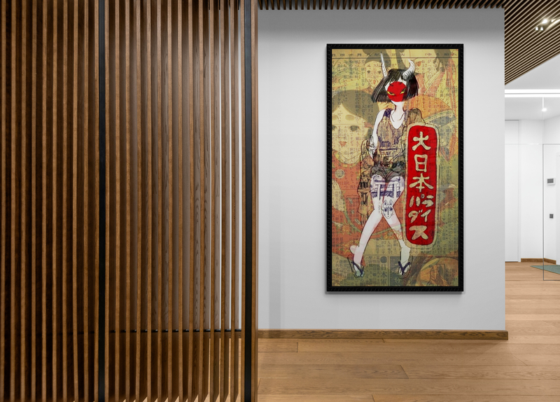 Japanese Illustration And Painting - Art - 30 canvas print