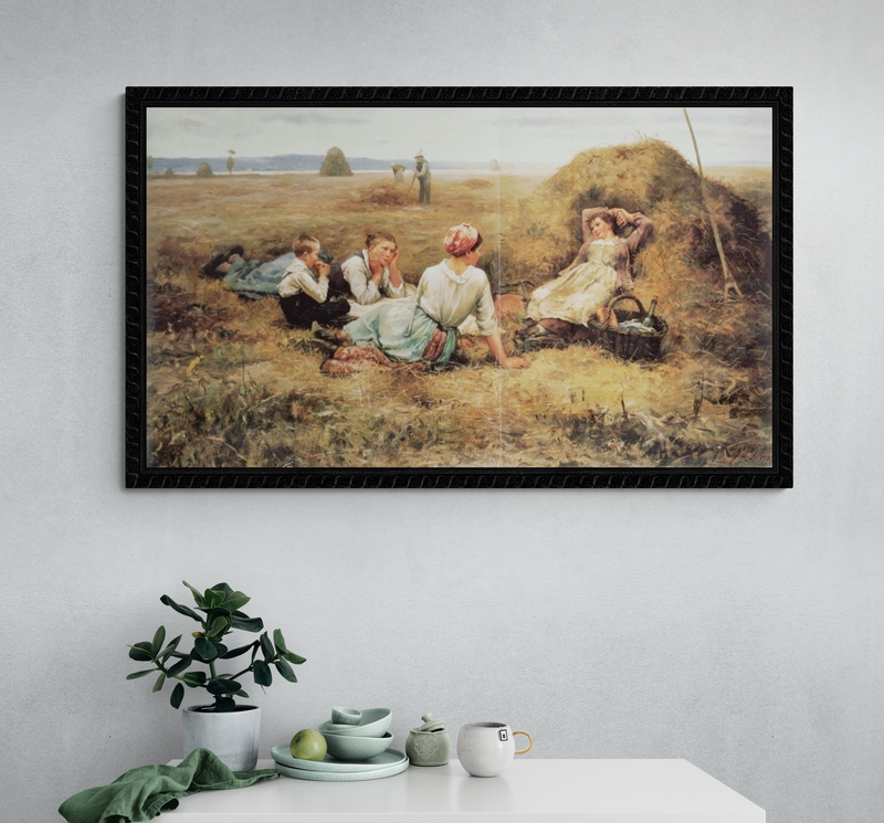 Knight The Harvesters Resting Detail canvas print